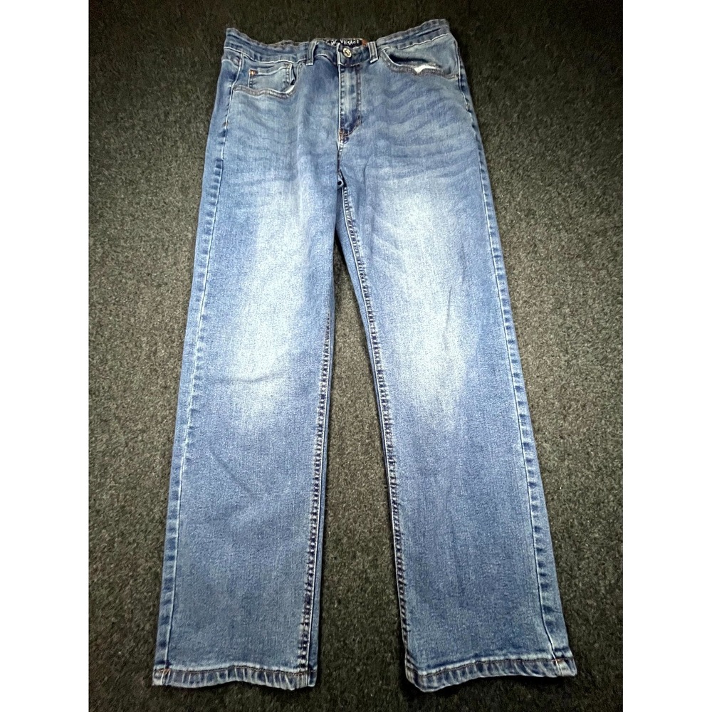 Weatherproof Vintage Straight Fit Jeans Men's 32x30 Blue Denim Light Wash Casual
